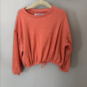 Old Navy Coral Ribbed Pullover